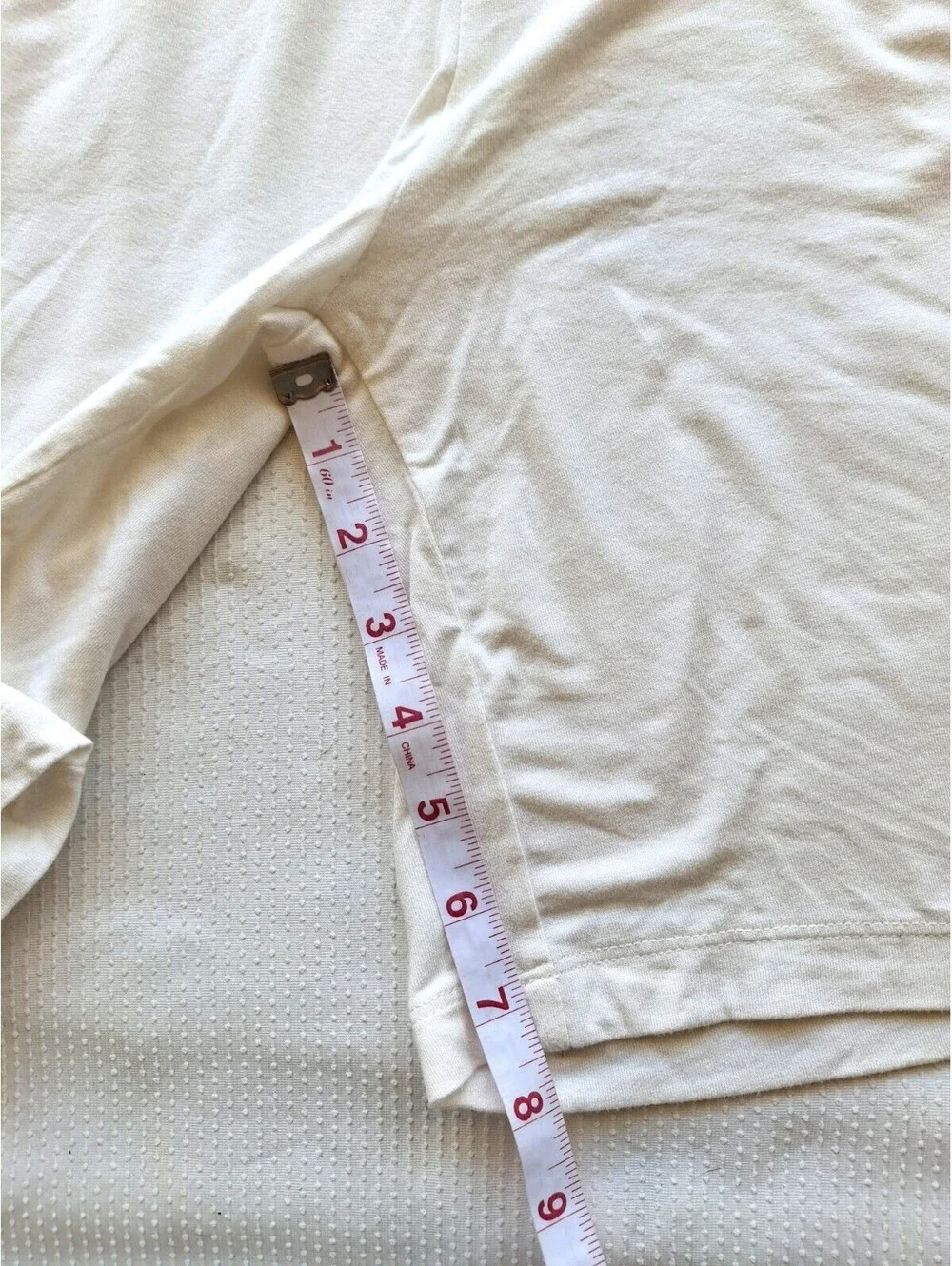 Jared Lang XL Pajama Shorts White Ice Cream Embroidered Viscose JSH-4106